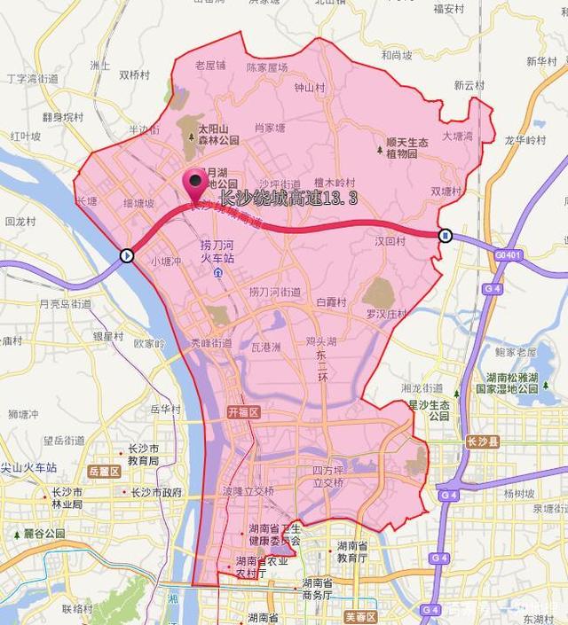 长沙市各区县高速路长度排名,浏阳市排第一,有个县有16个收费站